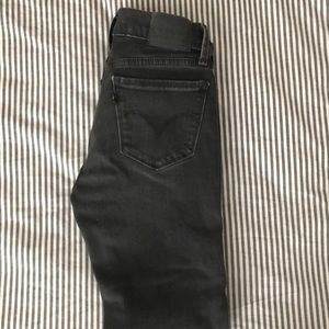 Levi’s Dark Grey Wash Skinny Jeans